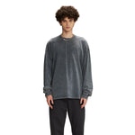 Stone Wash Long Sleeve T Shirt-INNBLAC Fashion Apparel