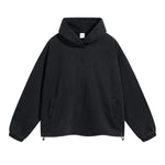 Vintage Spray Paint Elastic Hem Hoodie-INNBLAC Fashion Apparel