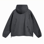 Vintage Spray Paint Ripped Hoodie-INNBLAC Fashion Apparel