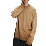 Vintage Wash Distressed Sweatshirt-INNBLAC Fashion Apparel