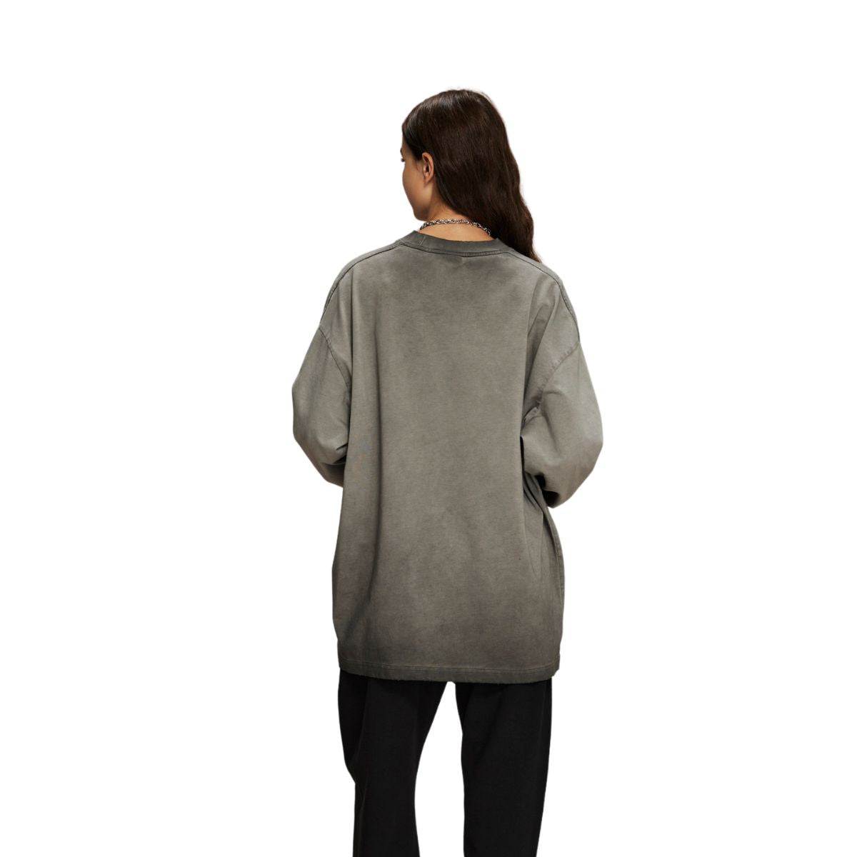 Women's Vintage Wash Distressed Sweatshirt-INNBLAC Fashion Apparel