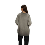 Women's Vintage Wash Distressed Sweatshirt-INNBLAC Fashion Apparel