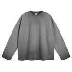 Women's Vintage Wash Distressed Sweatshirt-INNBLAC Fashion Apparel