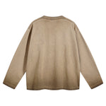 Women's Vintage Wash Distressed Sweatshirt-INNBLAC Fashion Apparel