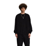 Vintage Washed Distressed Thick Sweatshirt-INNBLAC Fashion Apparel