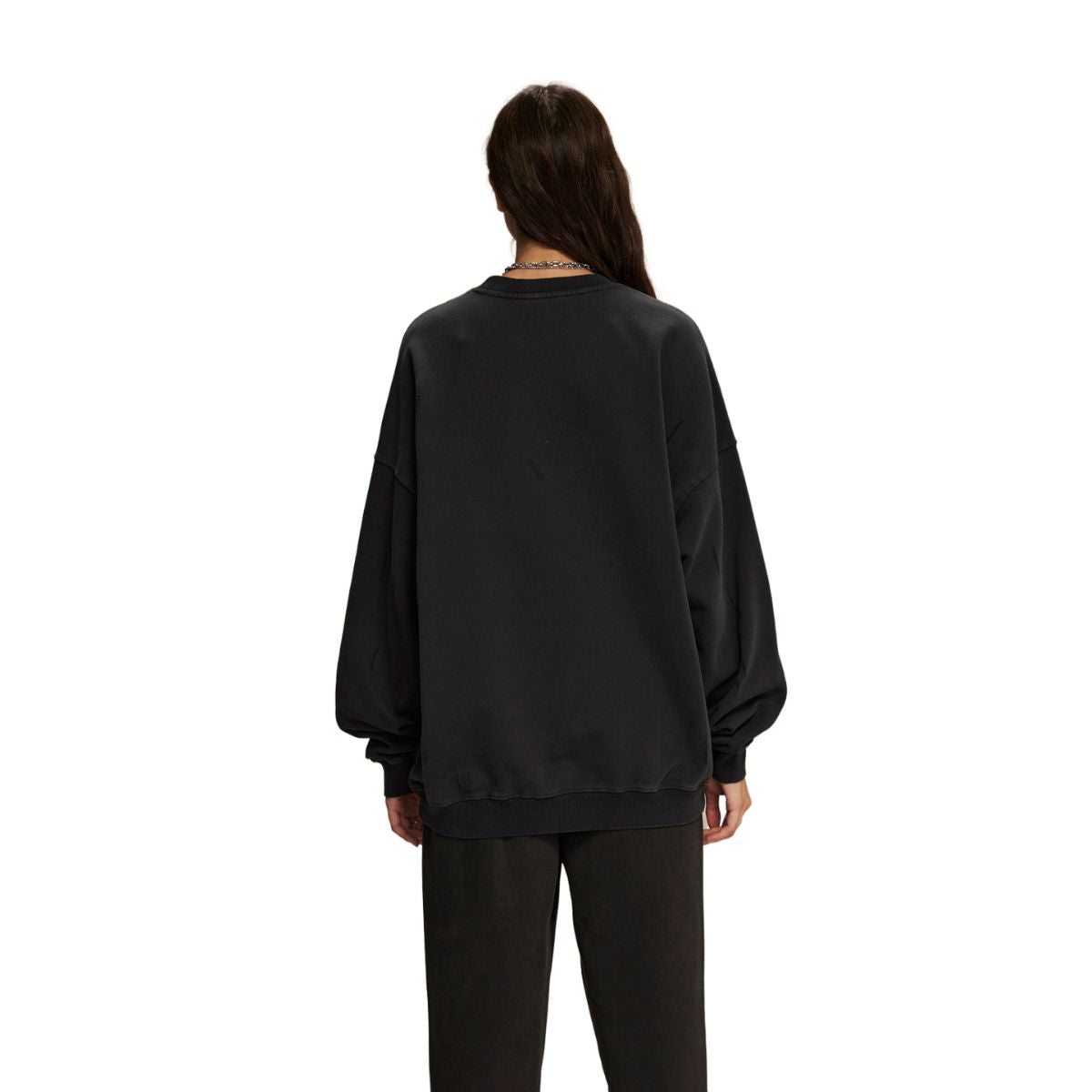 Women's Vintage Washed Distressed Thick Sweatshirt-INNBLAC Fashion Apparel