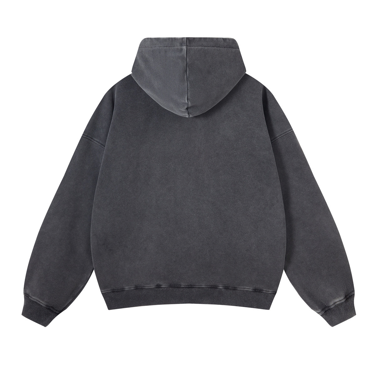 Washed Distressed Thick Hoodie-INNBLAC Fashion Apparel