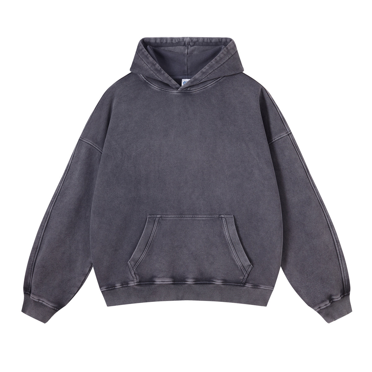 Washed Distressed Thick Hoodie-INNBLAC Fashion Apparel