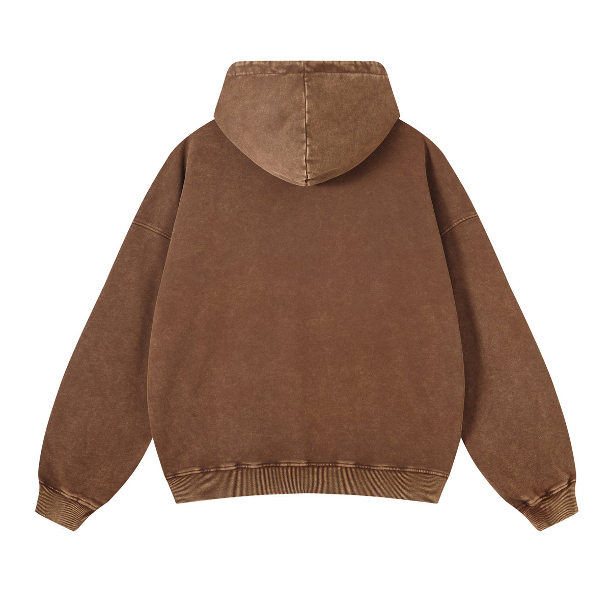 Washed Distressed Thick Hoodie-INNBLAC Fashion Apparel