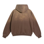 Women's Washed Faded Distressed Hoodie-INNBLAC Fashion Apparel