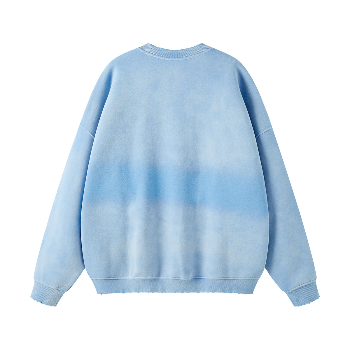 Washed French Terry Kangaroo Pocket Sweatshirt-INNBLAC Fashion Apparel
