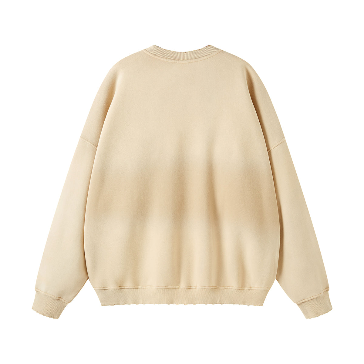 Washed French Terry Kangaroo Pocket Sweatshirt-INNBLAC Fashion Apparel