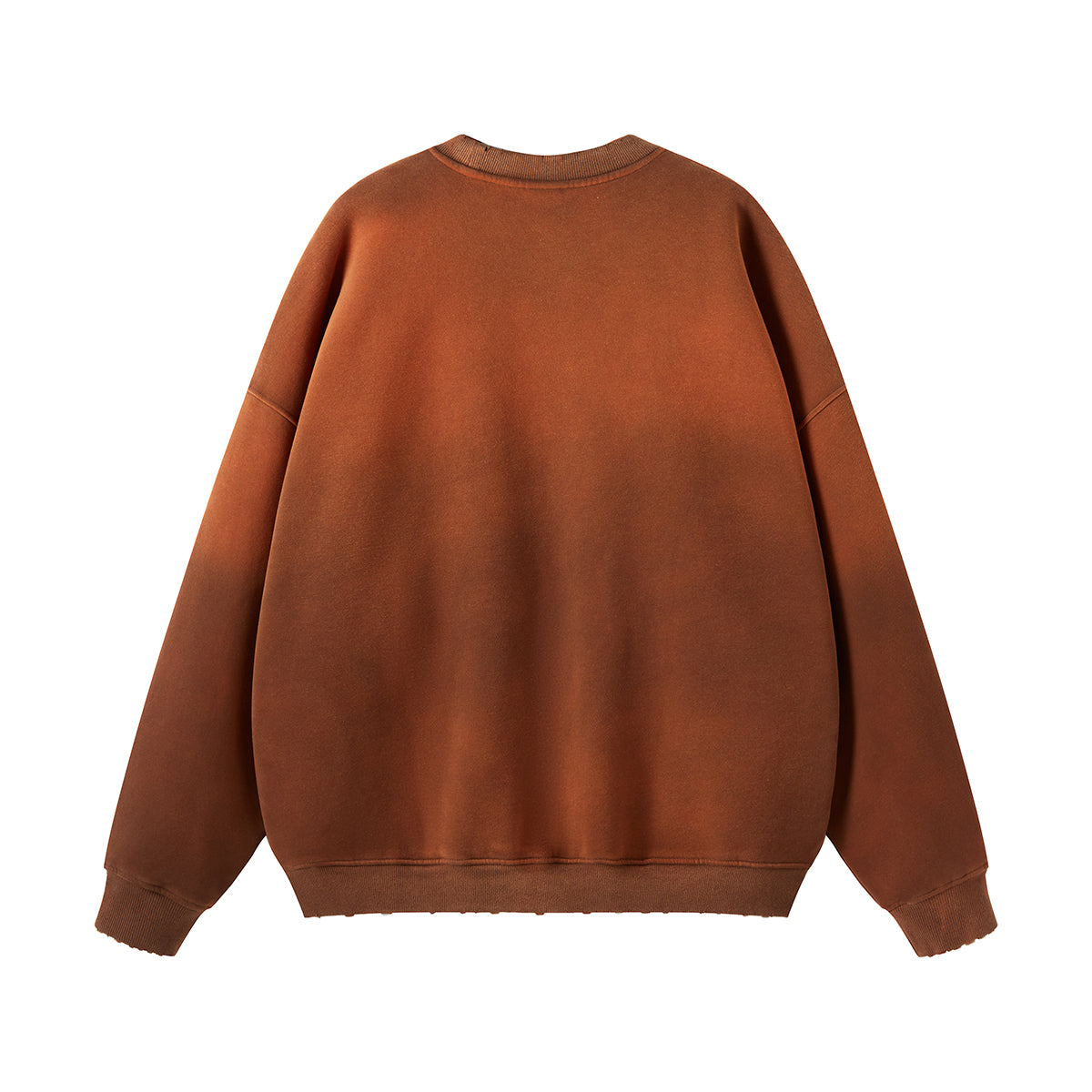 Washed French Terry Kangaroo Pocket Sweatshirt-INNBLAC Fashion Apparel