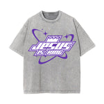 Jesus Is King Christian Y2K Graphic Tee-INNBLAC Fashion Apparel