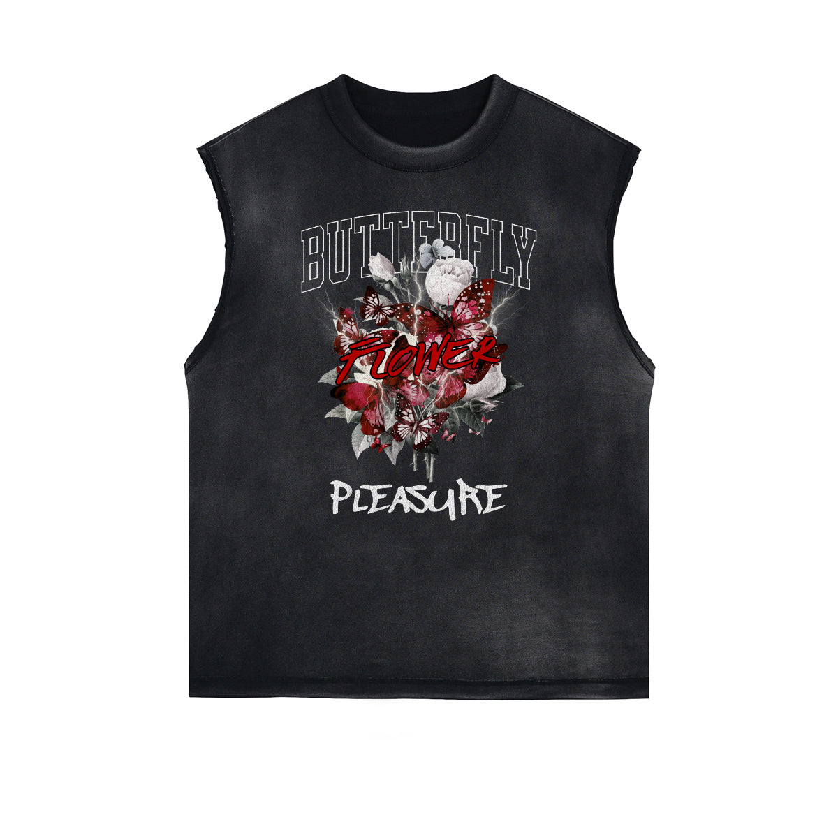 Frayed Edge Summer Vacation Graphic Tank
