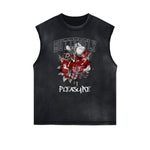 Frayed Edge Summer Vacation Graphic Tank