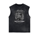 Frayed Edge Summer Vacation Graphic Tank