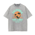 Faded Cotton Summer Vacation Graphic Tee