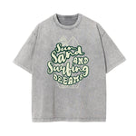 Faded Cotton Summer Vacation Graphic Tee