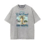 Faded Cotton Summer Vacation Graphic Tee