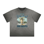 Heavyweight Summer Vacation Pattern Tee