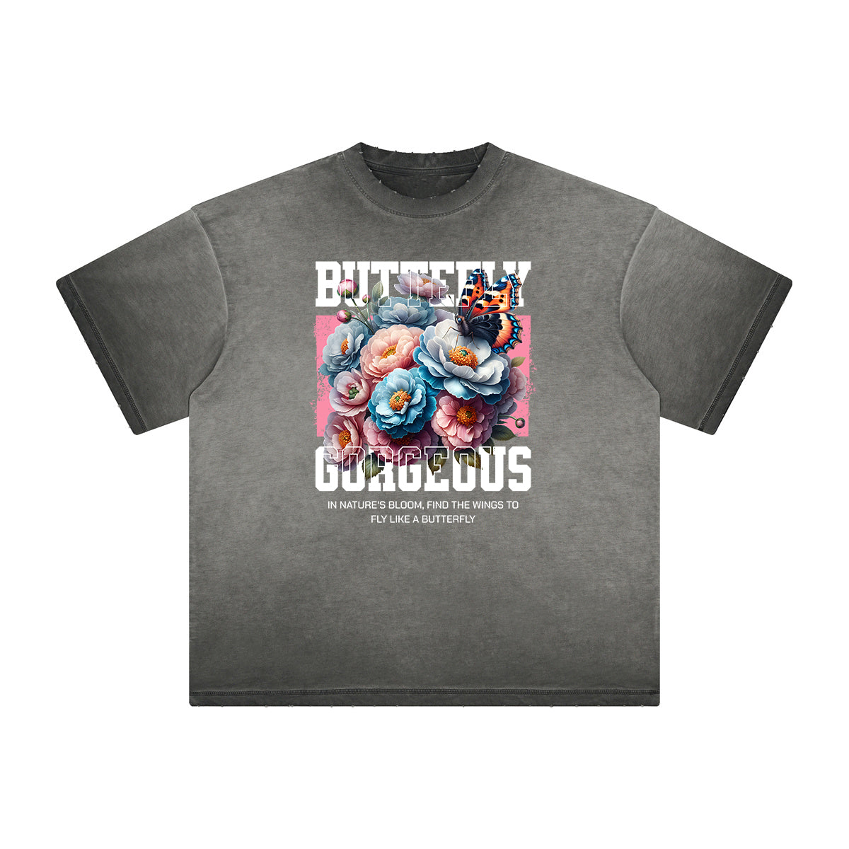 Thick Faded Blossom Graphic Tee