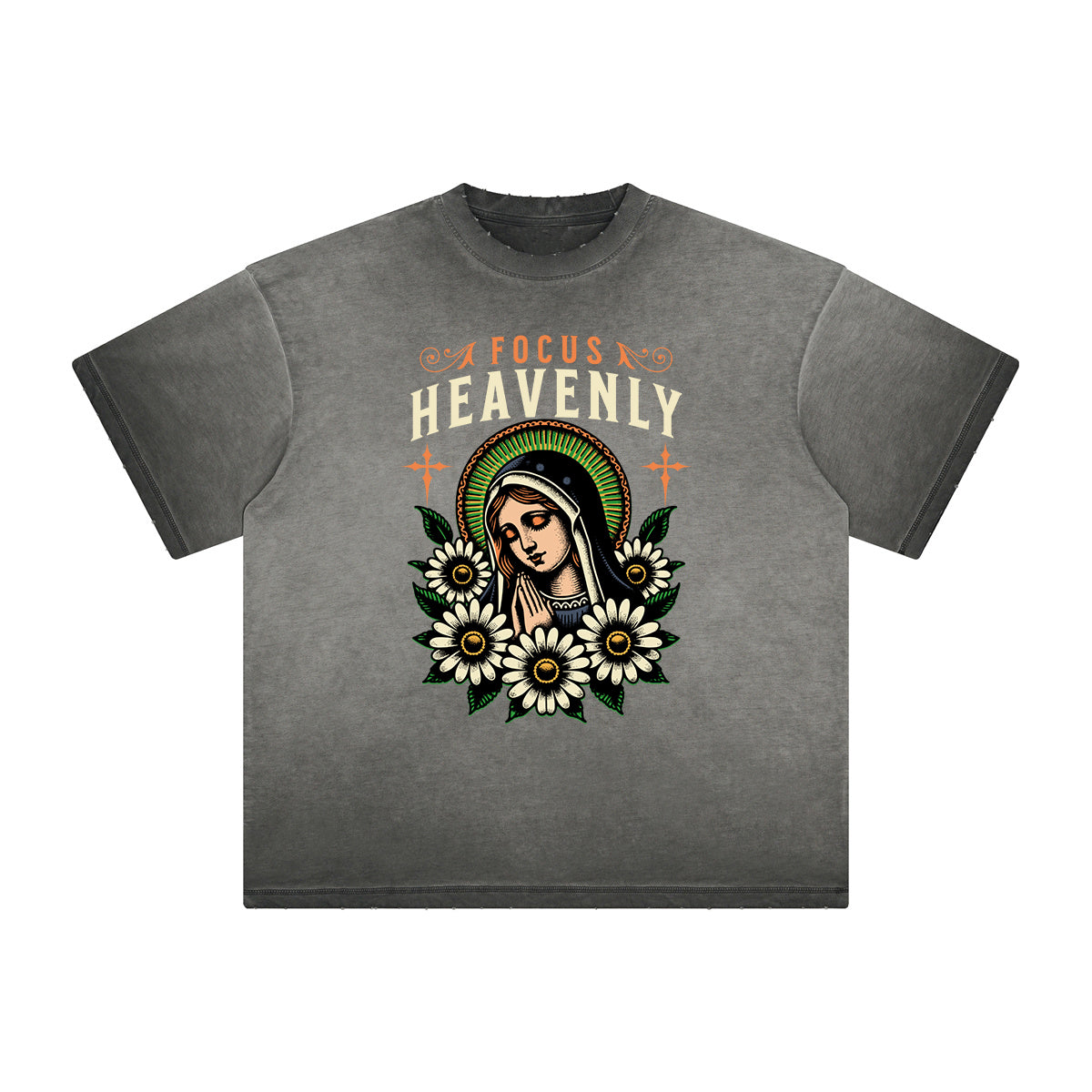 Thick Faded Blossom Graphic Tee