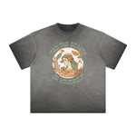 Abstract Artistic Vintage Frayed Graphic Tee