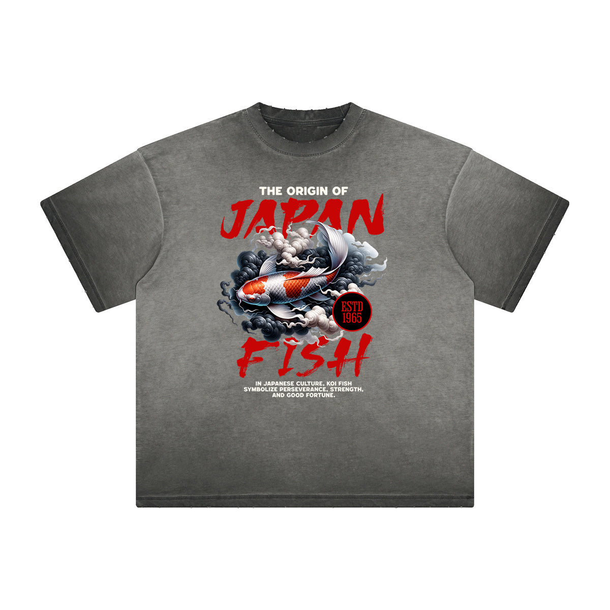 Abstract Artistic Vintage Frayed Graphic Tee