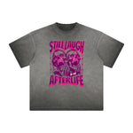 Abstract Artistic Vintage Frayed Graphic Tee