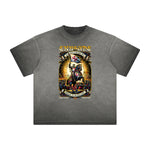 Abstract Artistic Vintage Frayed Graphic Tee