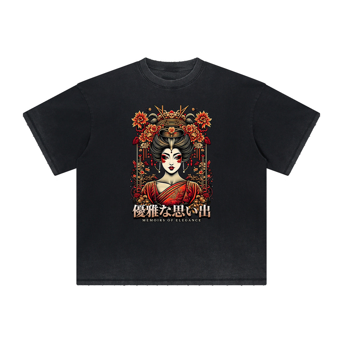 Heavyweight Japanese Ukiyo Pattern Tee