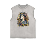 Frayed Edge Japanese Ukiyo Graphic Tank