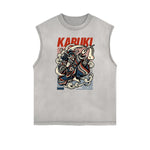 Frayed Edge Japanese Ukiyo Graphic Tank