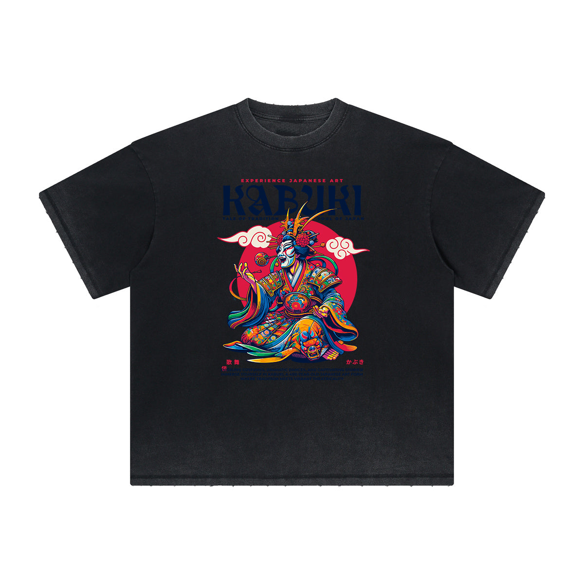 Heavyweight Japanese Ukiyo Pattern Tee
