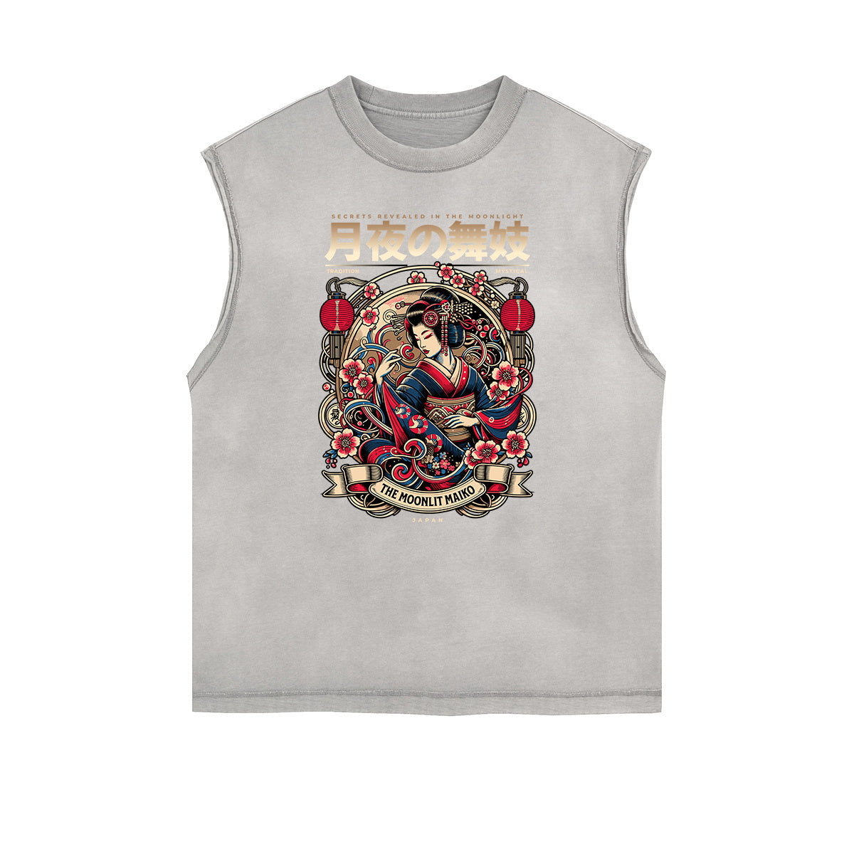 Frayed Edge Japanese Ukiyo Graphic Tank