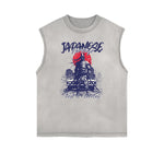 Frayed Edge Japanese Ukiyo Graphic Tank