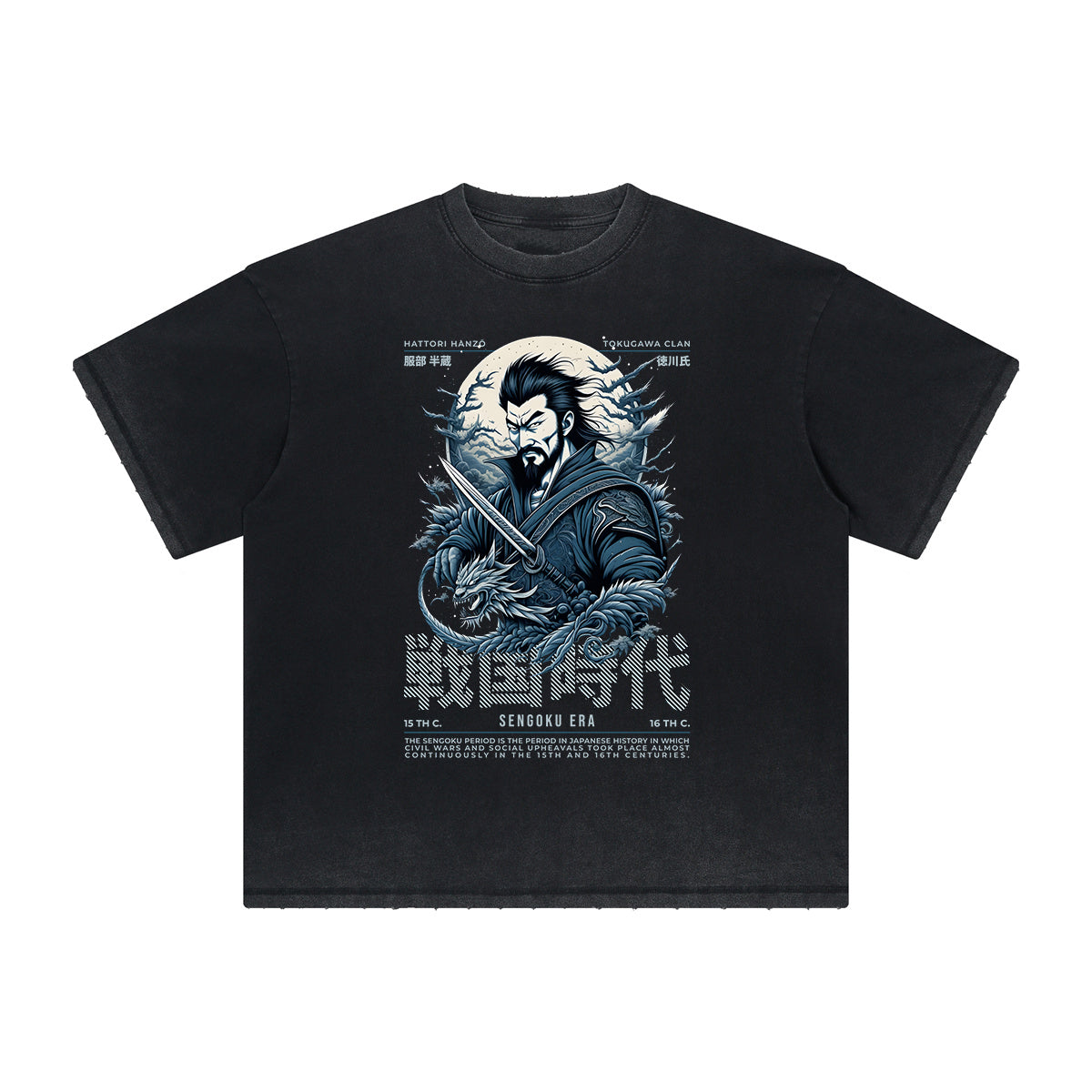 Heavyweight Japanese Ukiyo Pattern Tee