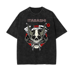 Faded Cotton Japanese Ukiyo Graphic Tee