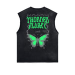 Gothic Style Graphic Muscle Tank