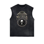Gothic Style Graphic Muscle Tank