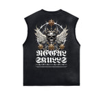 Gothic Style Graphic Muscle Tank