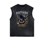 Gothic Style Graphic Muscle Tank
