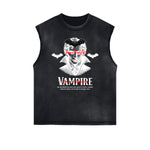 Gothic Style Graphic Muscle Tank