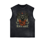 Gothic Style Graphic Muscle Tank