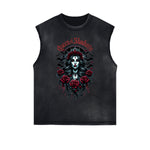 Gothic Style Graphic Muscle Tank