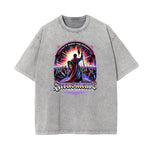 Washed Crusades Graphic Cotton Tee