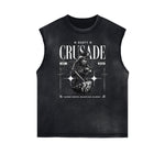 Frayed Edge Crusades Graphic Tank Top