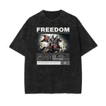 Stone Wash Crusades Pattern T Shirt