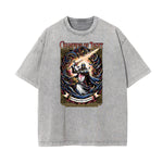 Washed Crusades Graphic Cotton Tee